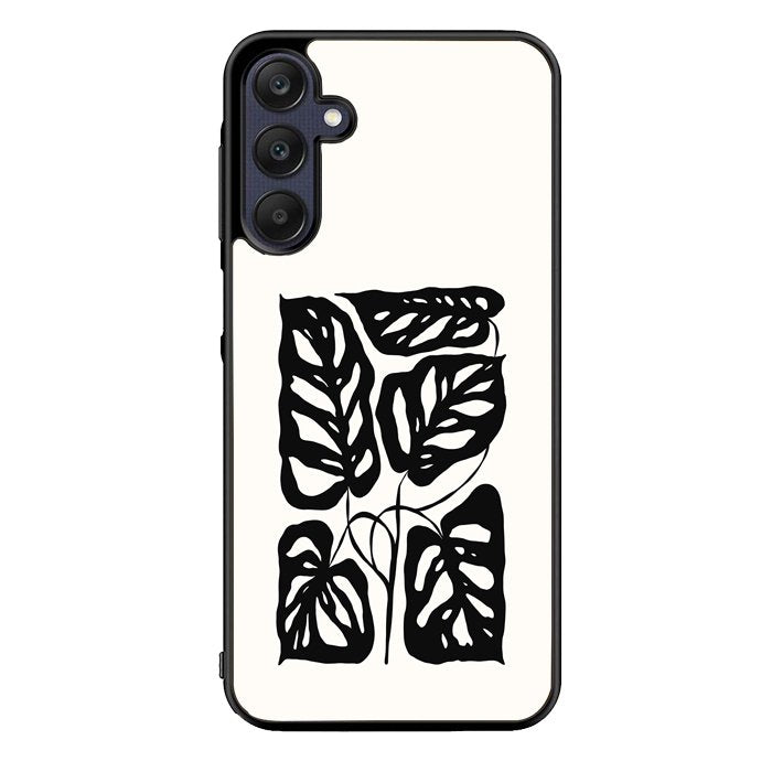 Abstract Dark Leaf FZ5219 Samsung Galaxy A25 5G Case