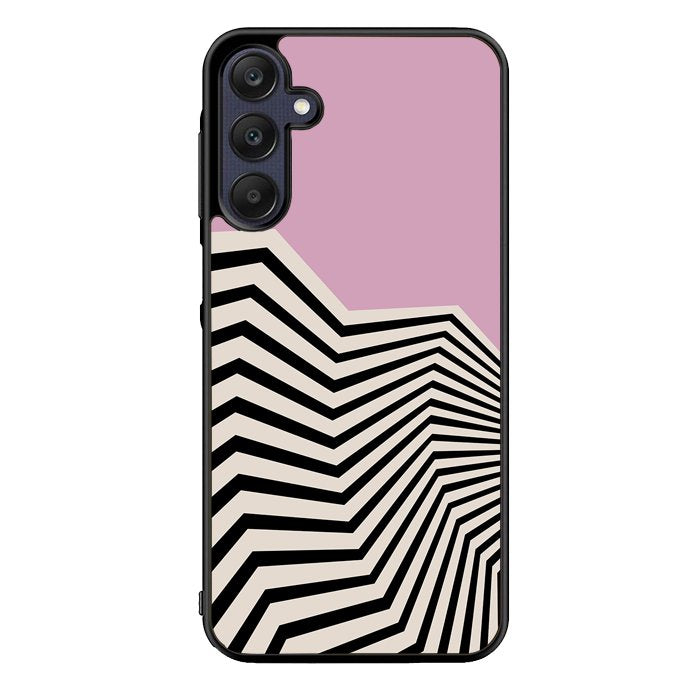 Abstract Waves Print Mid Century FZ5262 Samsung Galaxy A25 5G Case