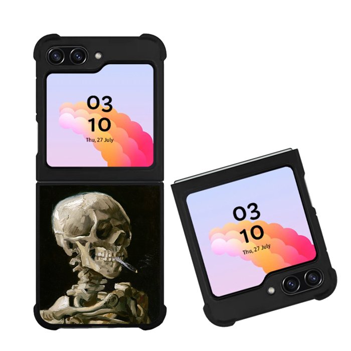 Skeleton Art Van Gogh FZ6213 Samsung Galaxy Z Flip 5 2023 5G Case
