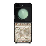 Vintage Maps FZ6234 Samsung Galaxy Z Flip 6 2024 5G Case