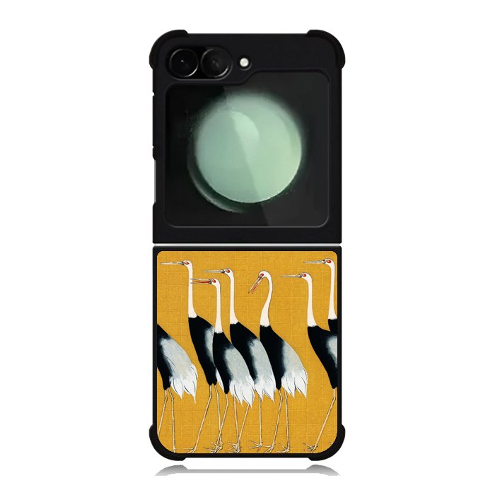 Crown Crane Japan Art FZ6241 Samsung Galaxy Z Flip 6 2024 5G Case