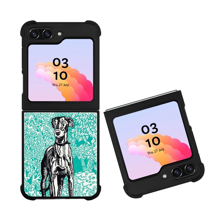 Dog Painting Art FZ6246 Samsung Galaxy Z Flip 5 2023 5G Case