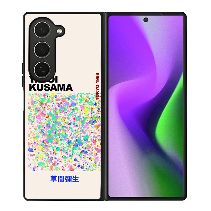 Dot Confetti Art Yayoi Kusama FZ6258 Samsung Galaxy Z Fold 6 2024 5G Case