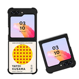 Yellow Circle Red Dot Art Yayoi Kusama FZ6260 Samsung Galaxy Z Flip 5 2023 5G Case