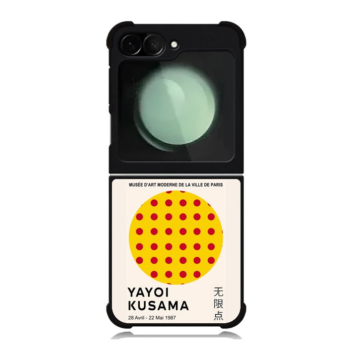 Yellow Circle Red Dot Art Yayoi Kusama FZ6260 Samsung Galaxy Z Flip 6 2024 5G Case