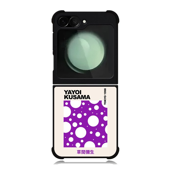 Polkadot Purple White Art Yayoi Kusama FZ6261 Samsung Galaxy Z Flip 6 2024 5G Case