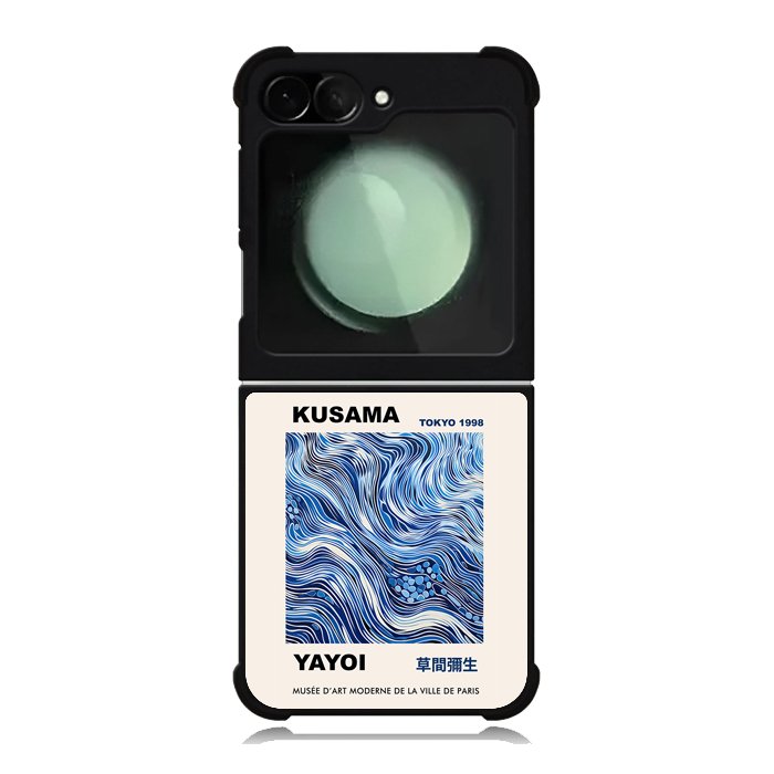 Swirl Blue Yayoi Kusama Art FZ6270 Samsung Galaxy Z Flip 6 2024 5G Case