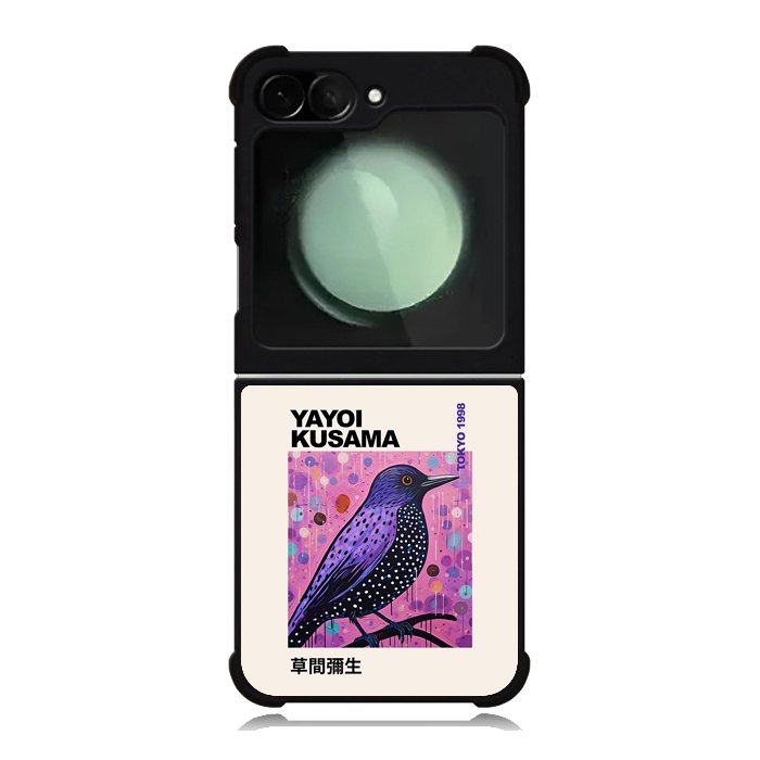 Bird Art Yayoi Kusama Art FZ6279 Samsung Galaxy Z Flip 6 2024 5G Case