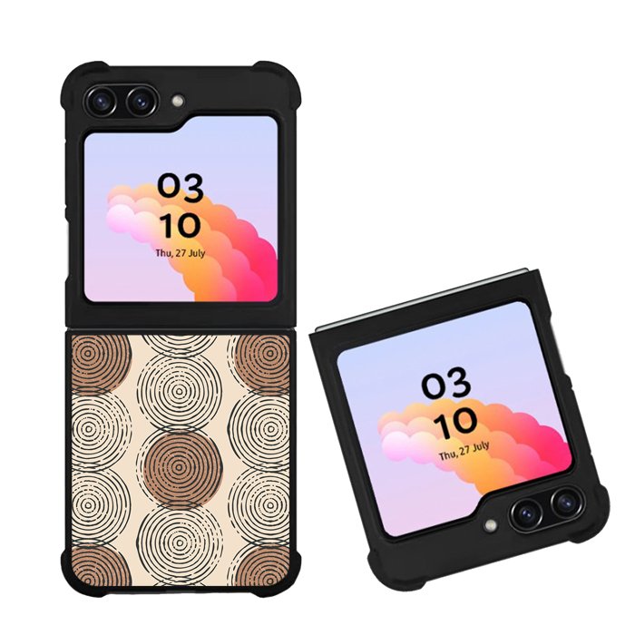 Geometry Brown Art FZ6334 Samsung Galaxy Z Flip 5 2023 5G Case