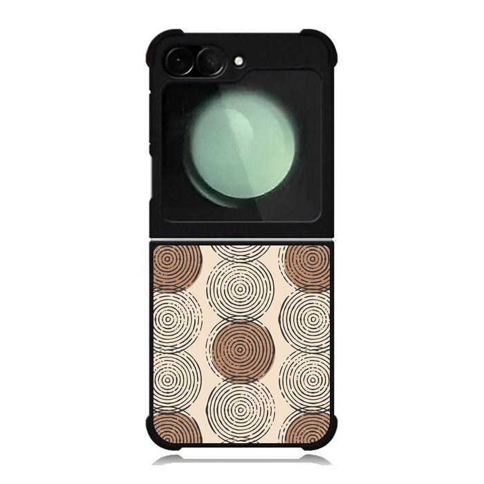 Geometry Brown Art FZ6334 Samsung Galaxy Z Flip 6 2024 5G Case