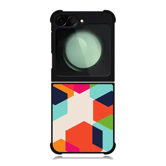 Geometry Hexagon Art FZ6368 Samsung Galaxy Z Flip 6 2024 5G Case