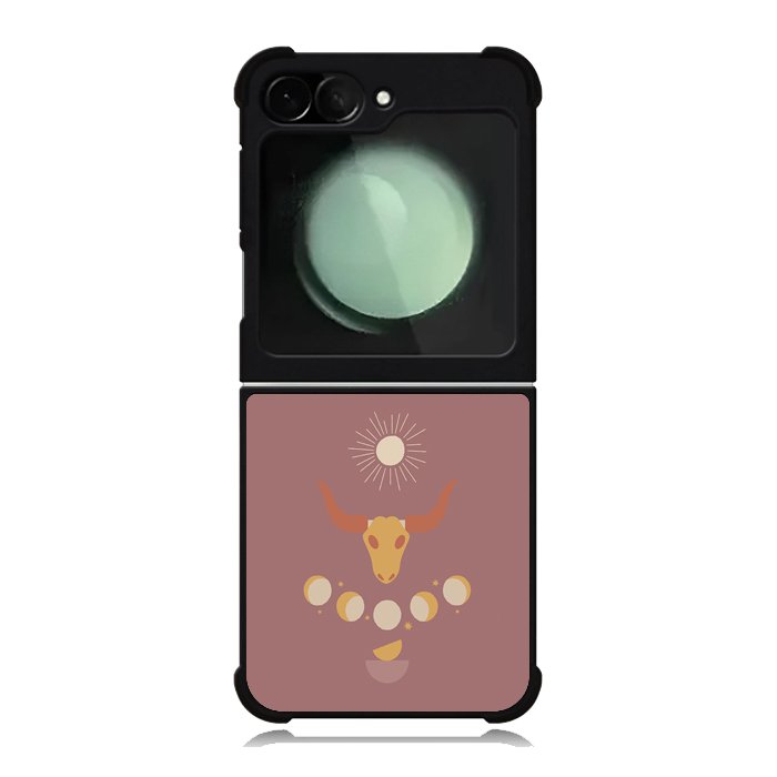 Bull Moon Aesthetic FZ6387 Samsung Galaxy Z Flip 6 2024 5G Case