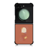 Sunset Pastel Art ZF6391 Samsung Galaxy Z Flip 6 2024 5G Case