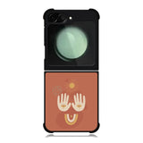 Hand Floral Aesthetic FZ6398 Samsung Galaxy Z Flip 6 2024 5G Case
