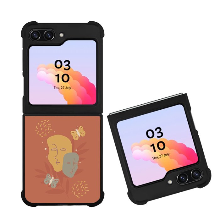 Mask Floral Aesthetic FZ6400 Samsung Galaxy Z Flip 5 2023 5G Case