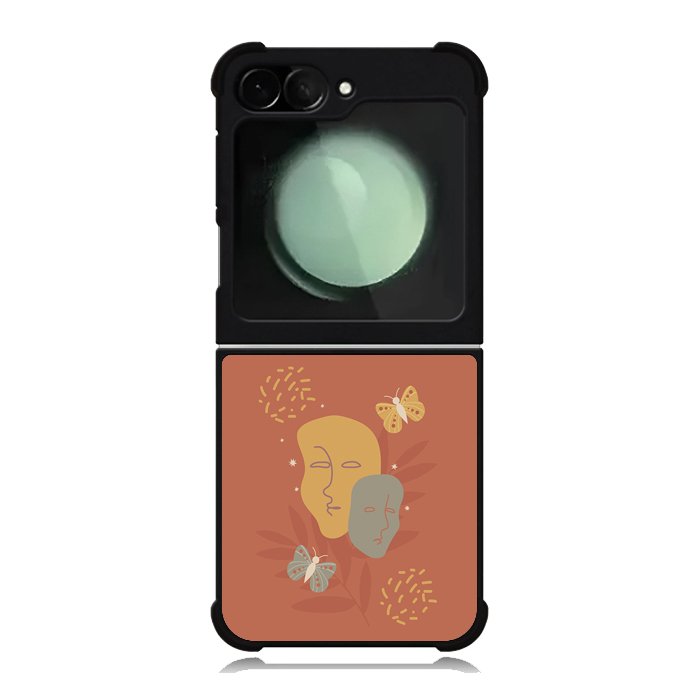 Mask Floral Aesthetic FZ6400 Samsung Galaxy Z Flip 6 2024 5G Case