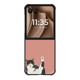 Cat Motorola Moto RAZR Plus 2025 Case OV11193
