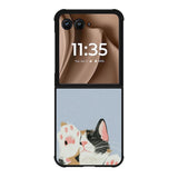 Cat Motorola Moto RAZR Plus 2025 Case OV11194