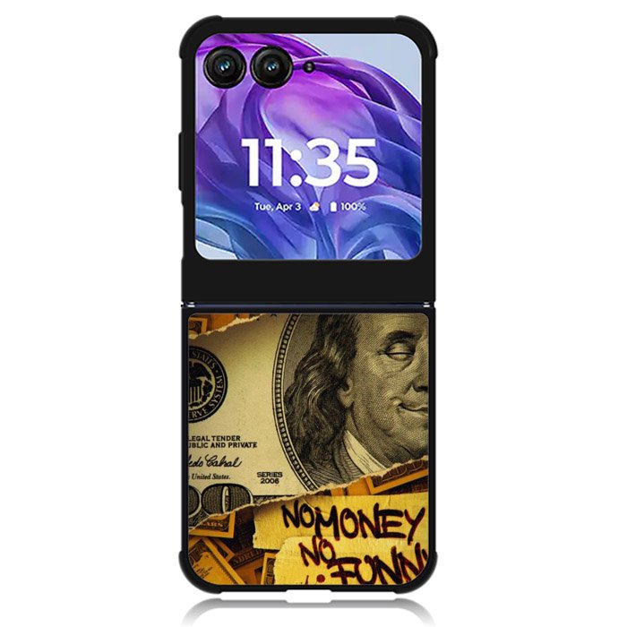 No Money No Funy Motorola Moto Razr Plus 2024 , Moto Razr+ 2024 Case OV10988