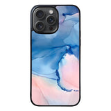 Blue Pink Marble FLB0343 iPhone 15 Pro Max Case