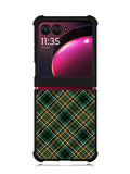 Tartan pattern Motorola Moto Razr Plus 2023 , Moto Razr+ 2023 Case OV11049