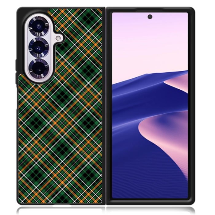 Tartan pattern Samsung Galaxy Z Fold 7 Case OV11049