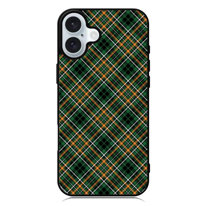 Tartan pattern iPhone 16 Case QC11049