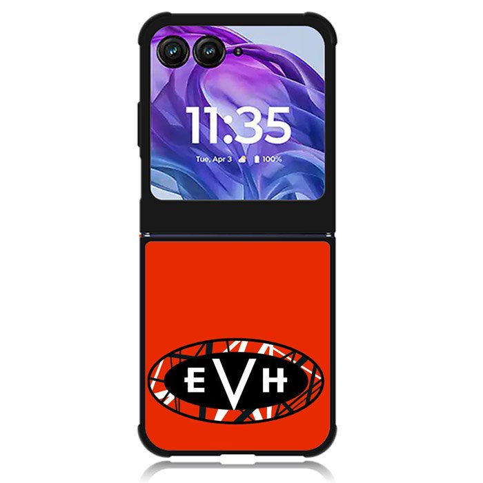 EVH Logo Red Motorola Moto Razr Plus 2024 , Moto Razr+ 2024 Case OV11084