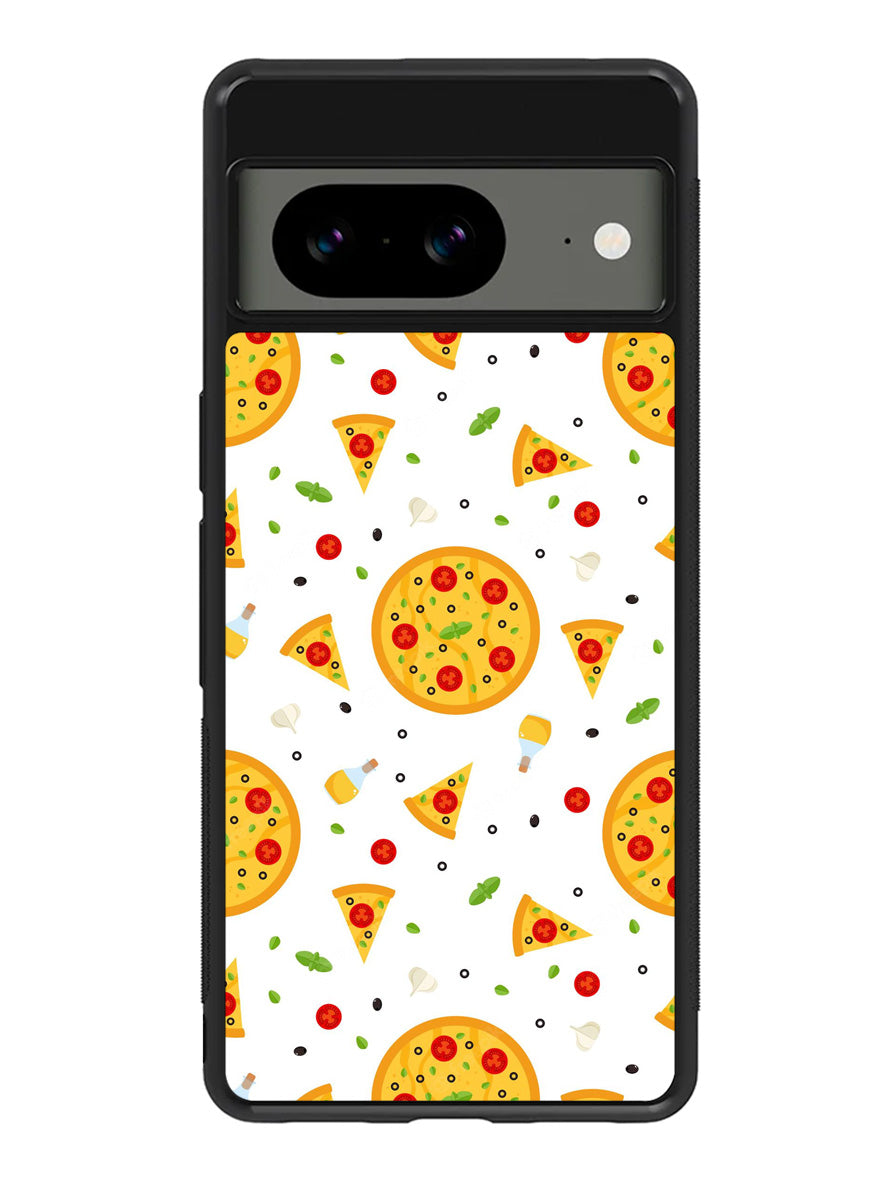 Pizza pattern Google Pixel 8A Case QC10548