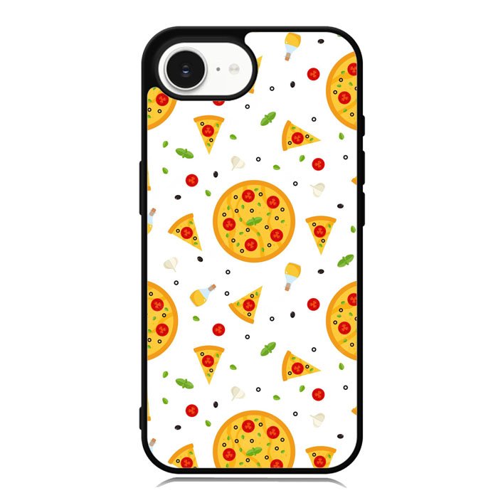 Pizza pattern iPhone 16e Case OV10548