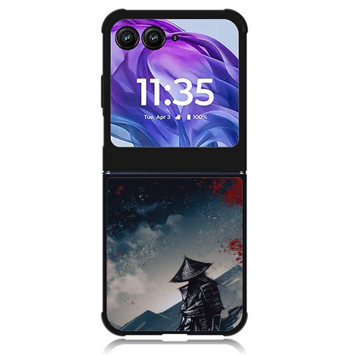 Japanese Samurai Motorola Moto Razr Plus 2024 , Moto Razr+ 2024 Case