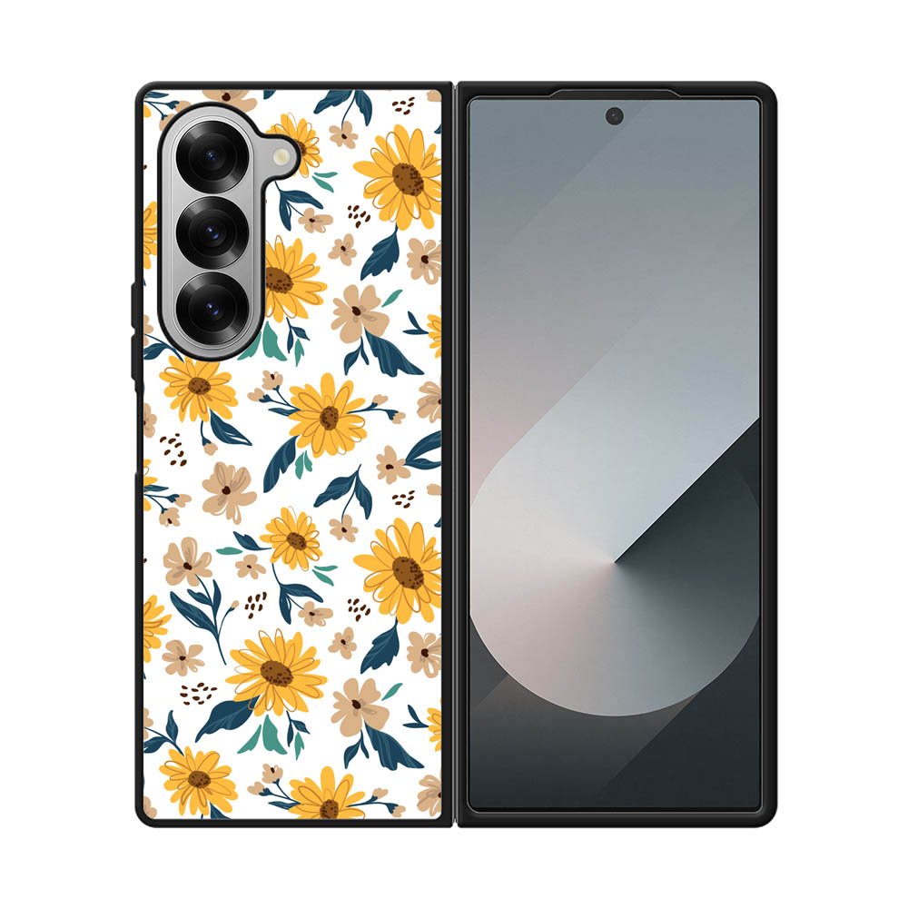 Sunflowers Pattern Samsung Galaxy Z Fold 7 5G Case OV10448