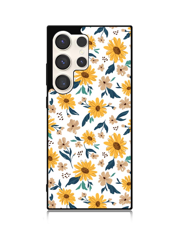 Sunflowers Pattern Samsung Galaxy S25 Ultra 5G Case QC10448