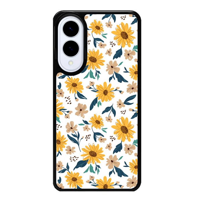 Sunflowers Pattern Samsung Galaxy S25 Edge 5G Case OV10448