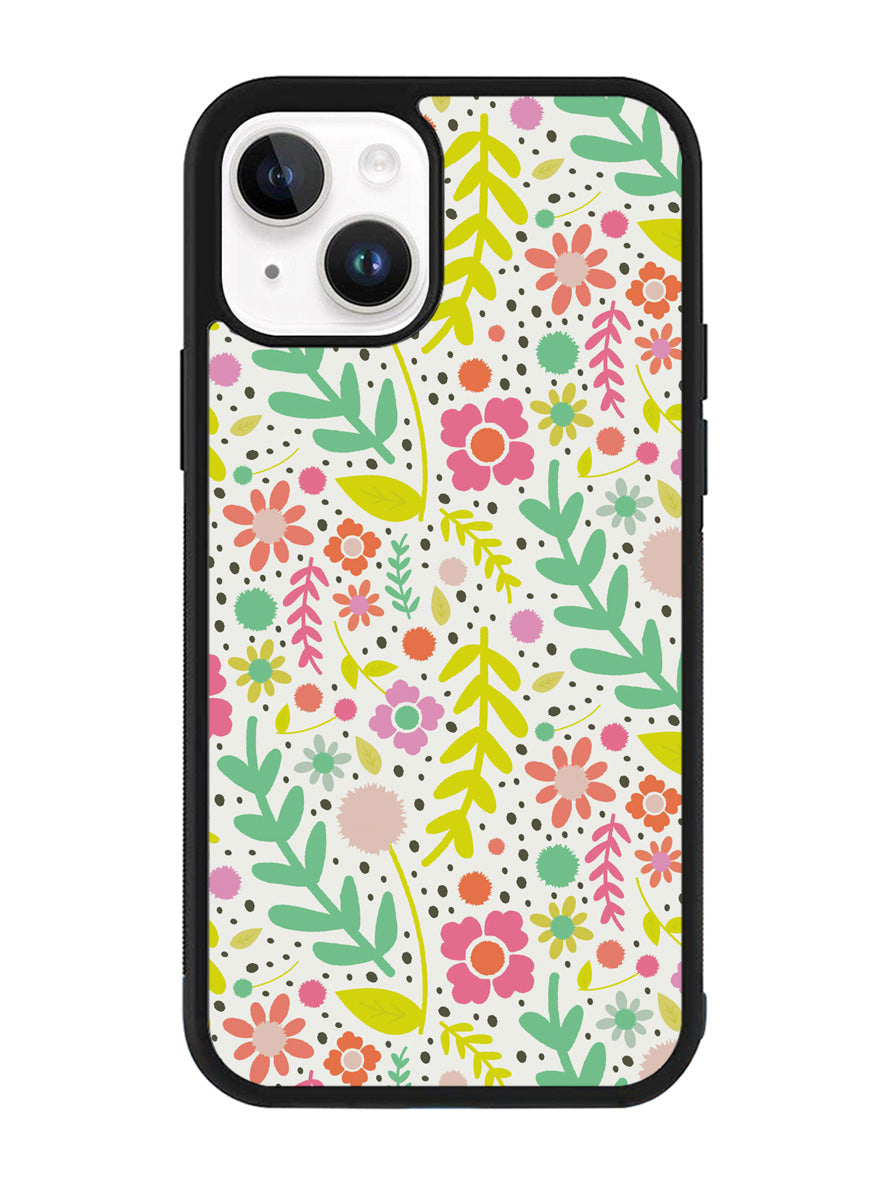 Floral pattern iPhone 15 Plus Case OV10568