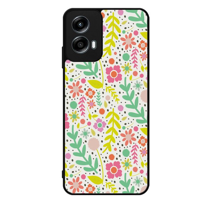 Floral pattern Motorola Moto G Play 2024 Case OV10568