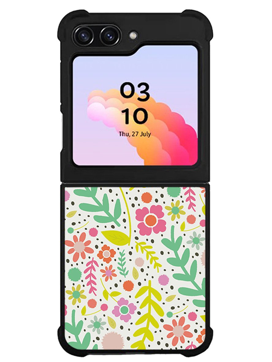 Floral pattern Samsung Galaxy Z Flip 5 5G 2023 Case OV10568