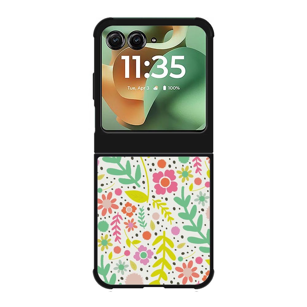 Floral pattern Motorola Moto RAZR 2025 Case OV10568
