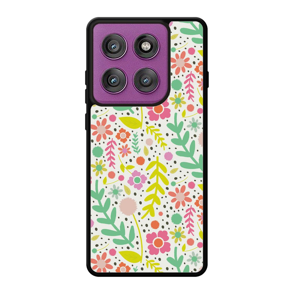 Floral pattern Motorola Moto Edge 60 Pro Case QC10568