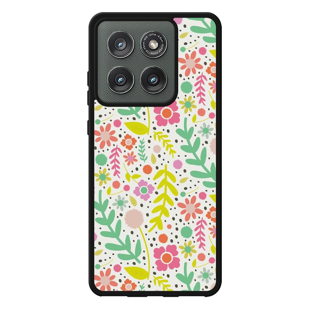 Floral pattern Motorola Moto Edge 2025 Case QC10568