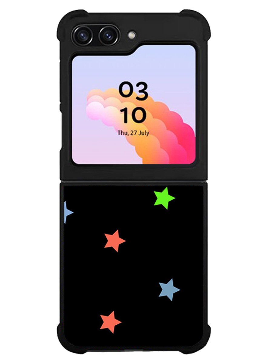 Stars multicolor Samsung Galaxy Z Flip 5 5G 2023 Case OV10441