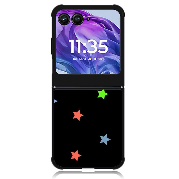 Stars multicolor Motorola Moto Razr Plus 2024 , Moto Razr+ 2024 Case OV10441