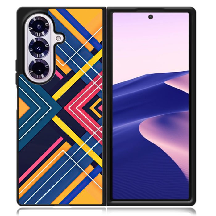 Geometry Patterns Samsung Galaxy Z Fold 7 Case OV10578
