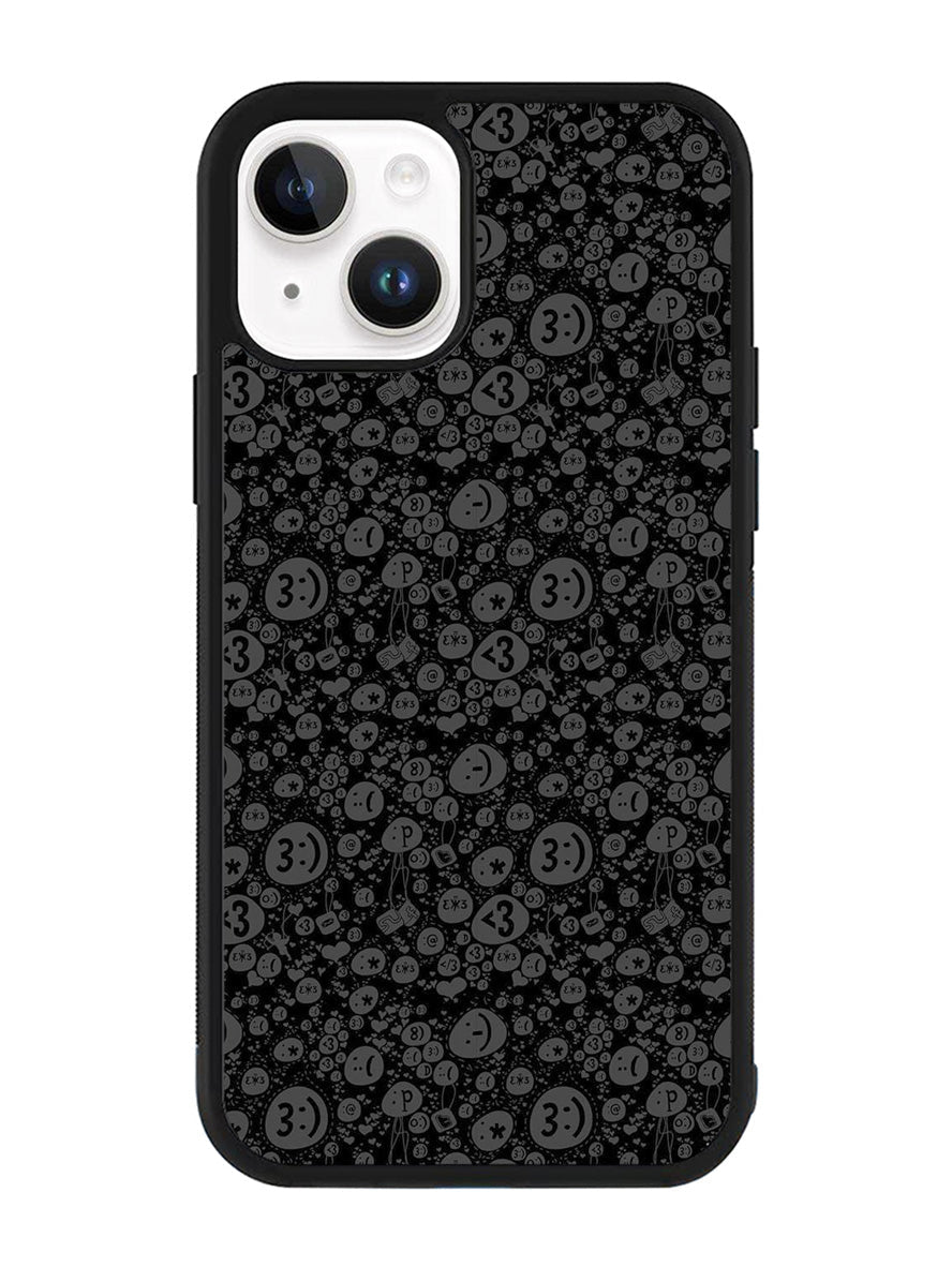 Smile Grey iPhone 14 Case QC10424