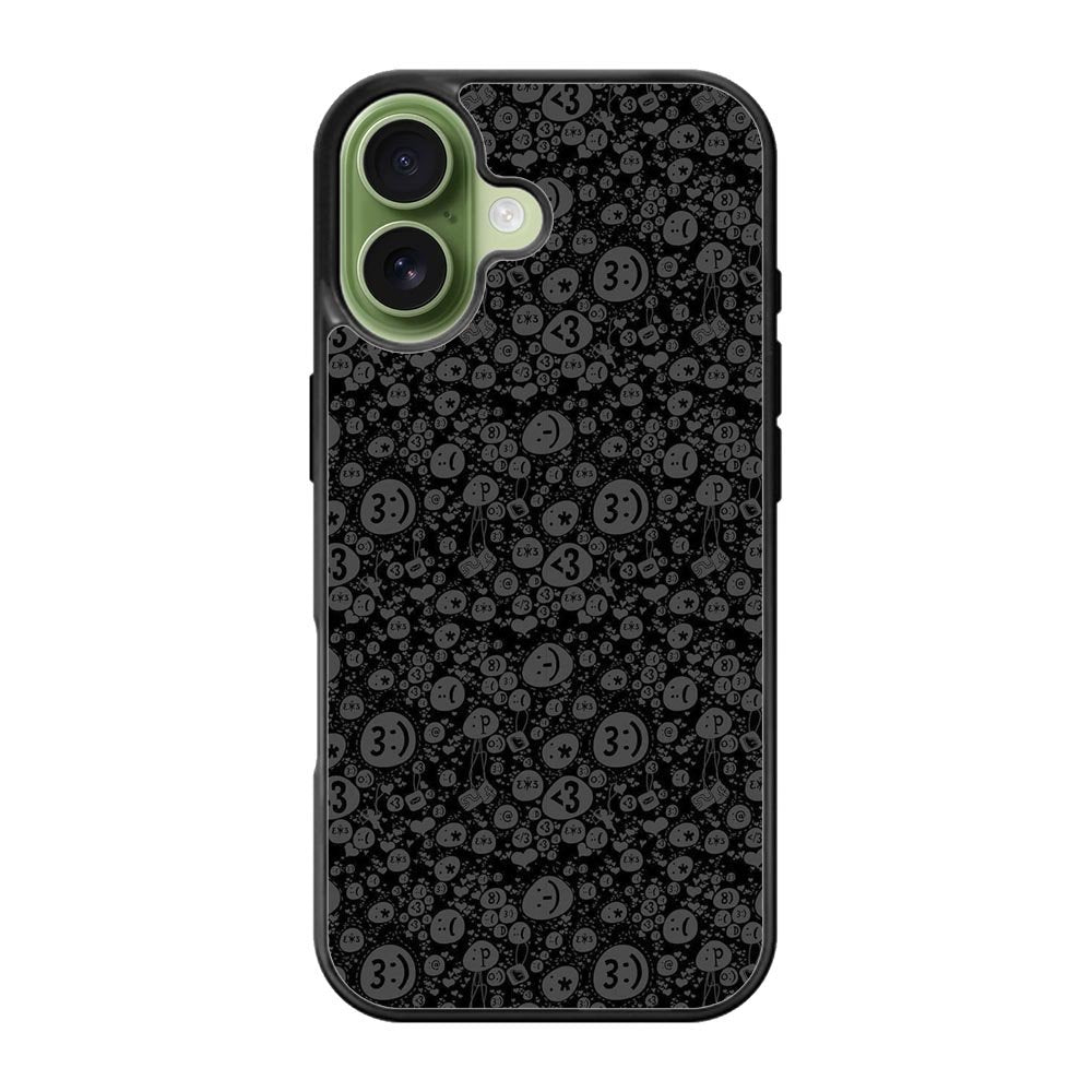 Smile Grey iPhone 17 Case OV10424