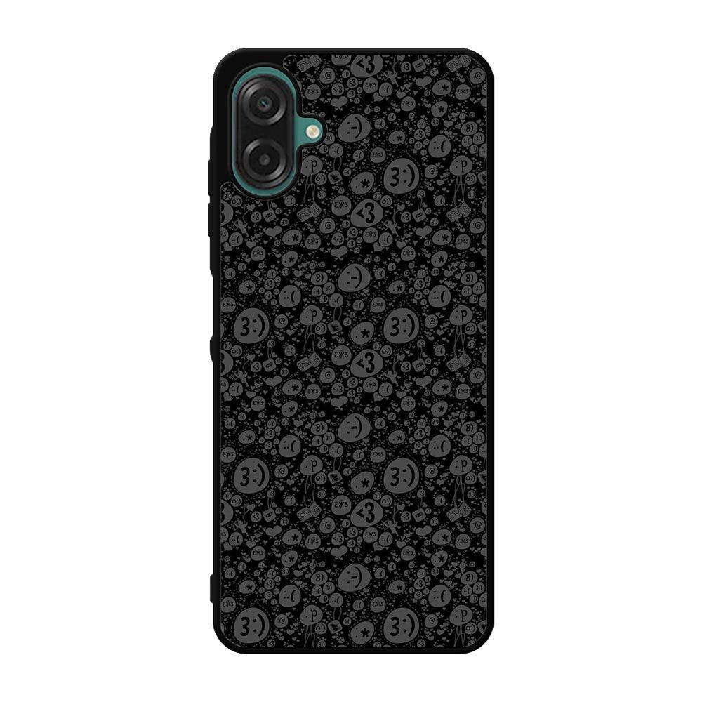 Smile Grey Samsung Galaxy A07 Case OV10424
