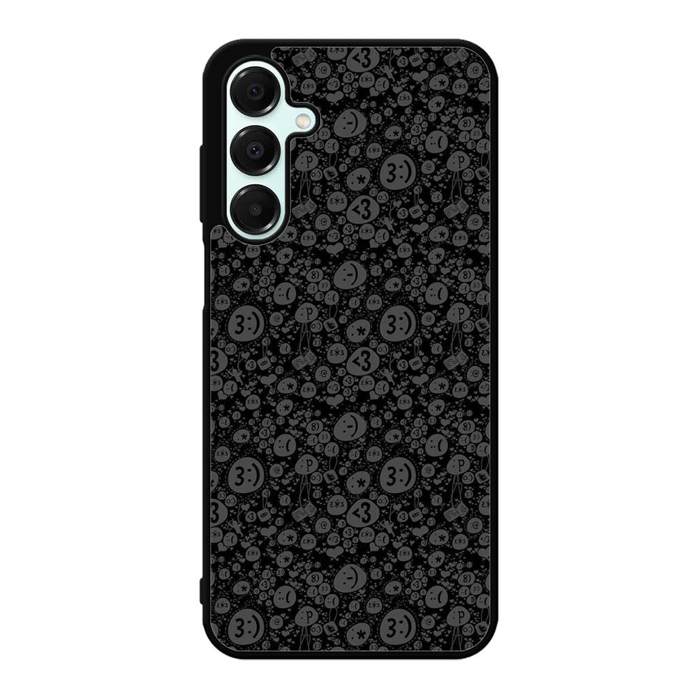 Smile Grey Samsung Galaxy A16 Case OV10424