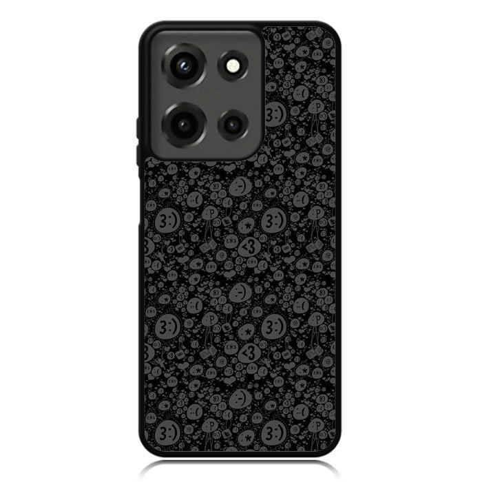 Smile Grey Motorola Moto G 5G 2025 Case OV10424