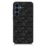 Smile Grey Samsung Galaxy S25 FE Case OV10424