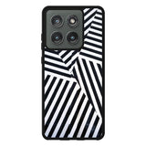 Black And White Motorola Moto Edge 2025 Case QC10650